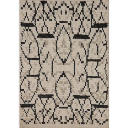 Geometeic Moroccon Oriental Wool Rug